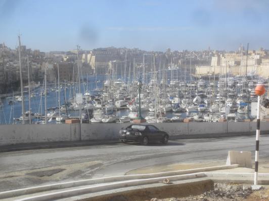 Harbour scene, Birgu, Malta.